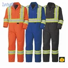 Mining work wear boiler suit panoply workwear coverall 100% cotton fireproof work wear