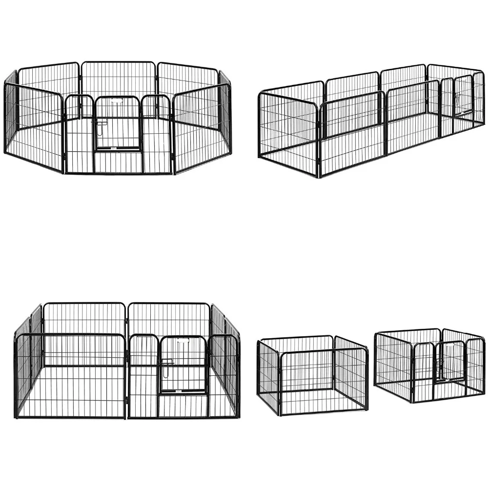 Heavy Duty Puppy Play Pen Rabbit Enclosure Pet Cages Carriers & Houses Eco-friendly Stocked