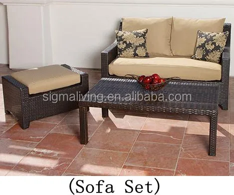 High quality cheap rattan cuatro sideboard outdoor patio garden cabinet furniture