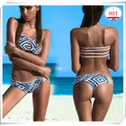 OEM Custom Design Your Own Swimwear Manufacturer Women's Swimsuit Bikini Lady Sexy Beachwear Bandage Push up Africa Prints