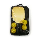 Sports OEM Factory Price Top Quality USAPA Approved Outdoor Sports Portable Wood Color Pickleball Paddle