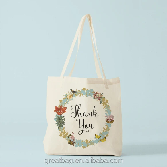 cheap grocery tote cotton canvas gift bag