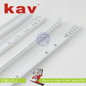Telescopic Rail Side Mount Plastic Drawer Slides Roller Drawer