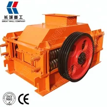 High Capacity 2 Roller Crusher Hydraulic Type For Getting Silica Sand