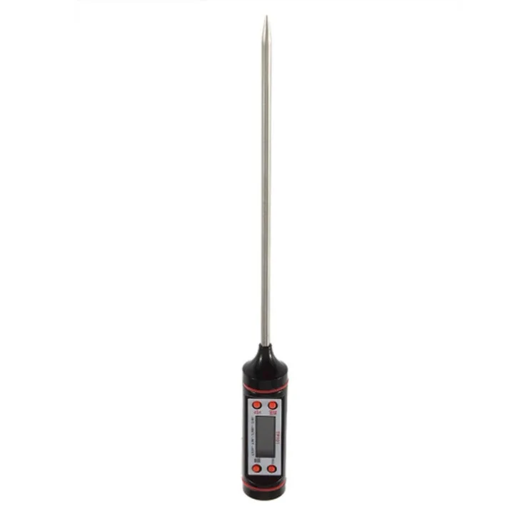 Best Selling Digital Cooking Thermometer Food Probe Meat Kitchen BBQ Selectable Sensor Gauge Heat Indicator free shipping