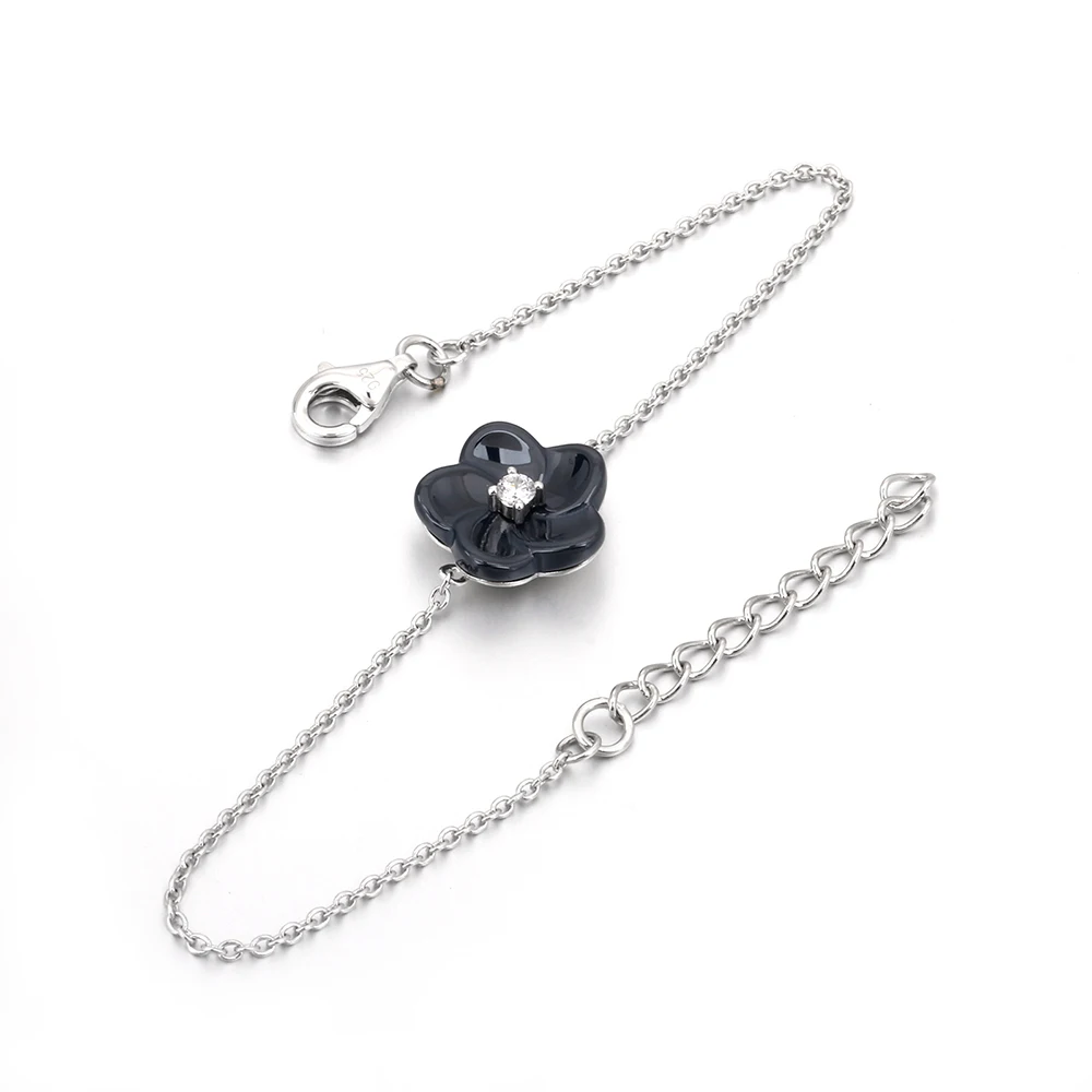2019 Hot sale Adjustable Charm Blue Ceramic Flower 925 Sterling Silver Bangle Bracelet for Girls Women
2019 Hot sale Adjustable Charm Blue Ceramic Flower 925 Sterling Silver Bangle Bracelet for Girls Women