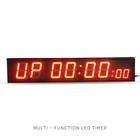 LED countdown multi-functional sport training 4 inch 8 digits led remote digital timer alarm clock HIT8-4(8R)