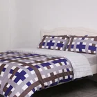 Hotel bedroom pillow european logo bedding set home textile bangladesh