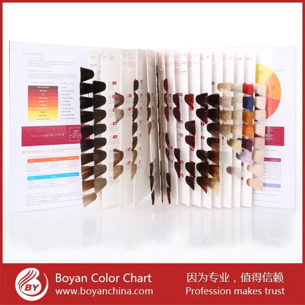 Wella Color Charm Swatch Book Chart