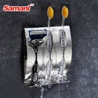 Durable Unique Stainless Steel Toothbrush Holder Double Bathroom Toothbrush Holder