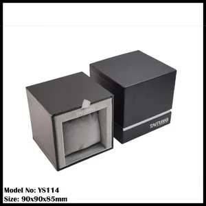 high quality custom made matte black watch box