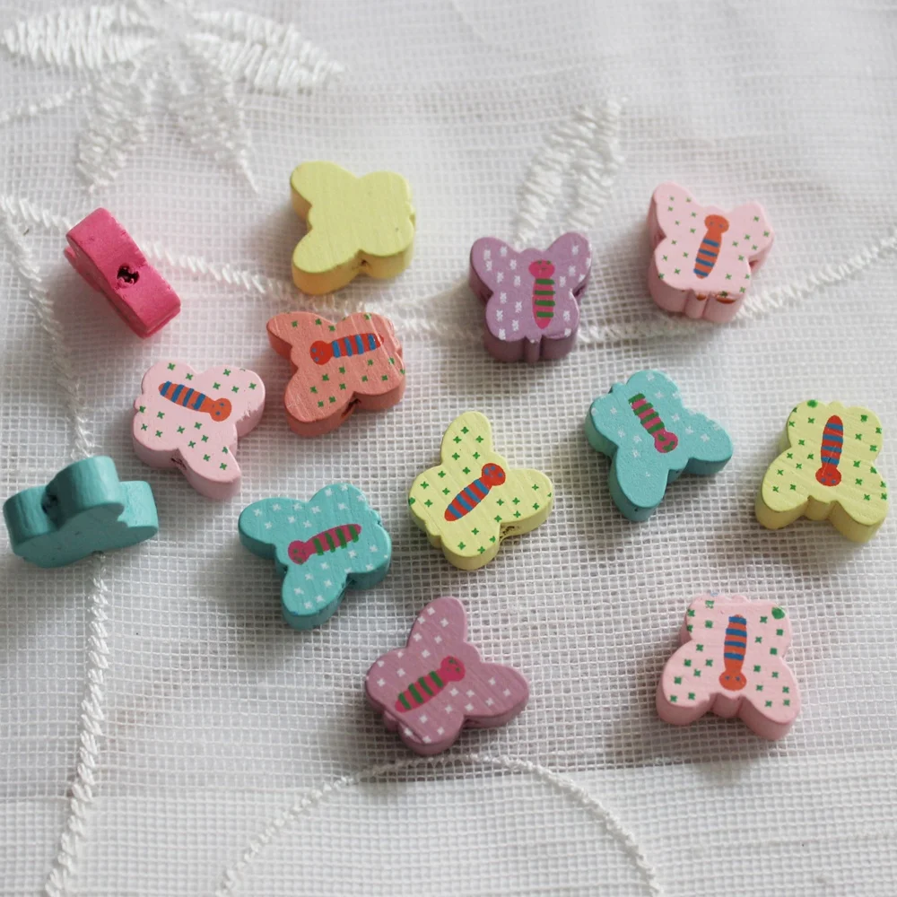15MM Mixed Color Animal Butterfly Bear Shape Wood Beads for Jewelry Making Baby Toys Pacifier Clip DIY, Custermized 
15MM Mixed Color Animal Butterfly Bear Shape Wood Beads for Jewelry Making Baby Toys Pacifier Clip DIY, Custermized