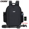 big capacity cheap USB Charging Slot Laptop Mavic Pro Video Dslr Camera Bag Backpack with raincoat and whistle and trolley strap