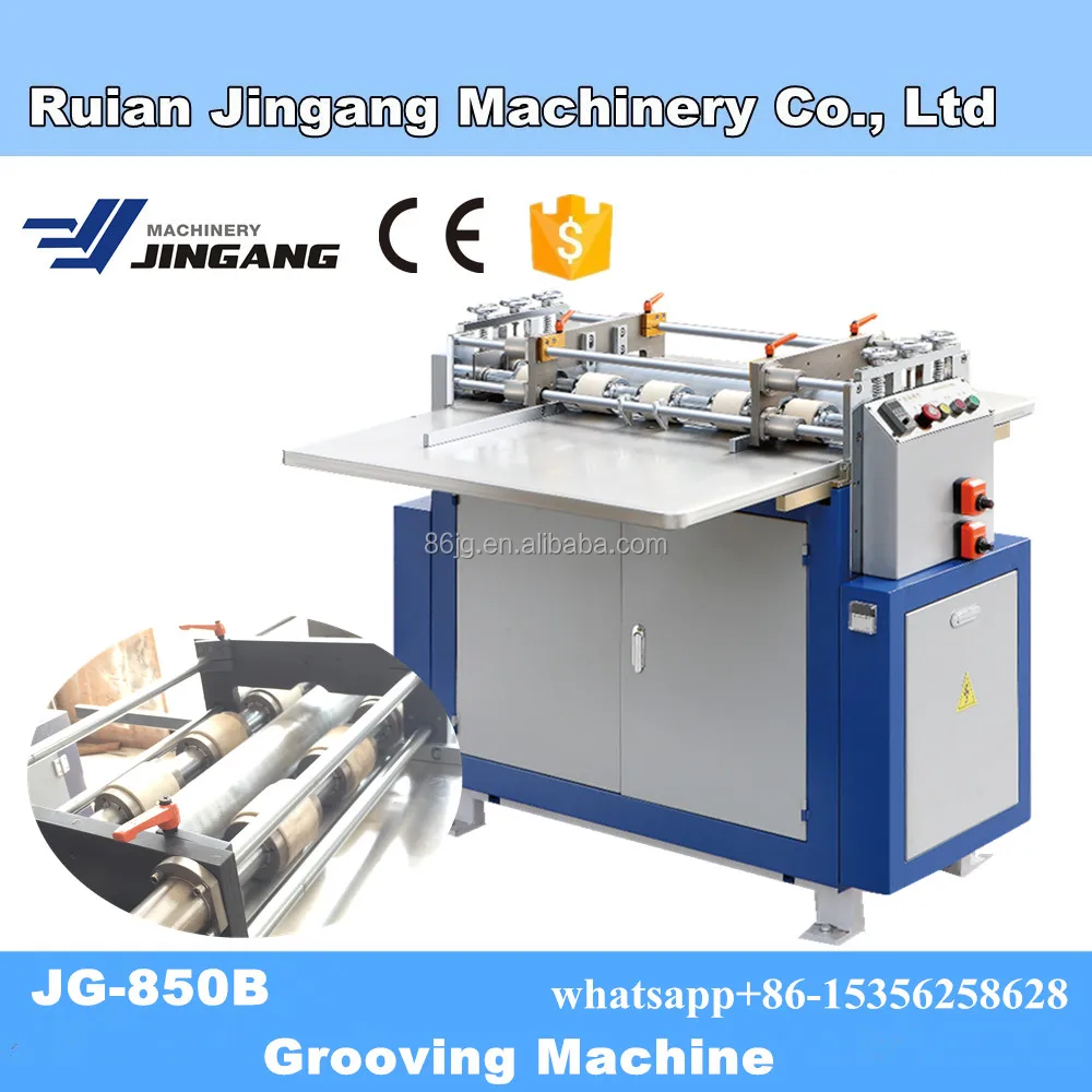 Jg850b Small Roller Grooving Machine For Industrial Paper Board