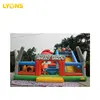 Cute Birds Inflatable Bouncer With Slide Fun City Inflatable Amusement Park For Kids