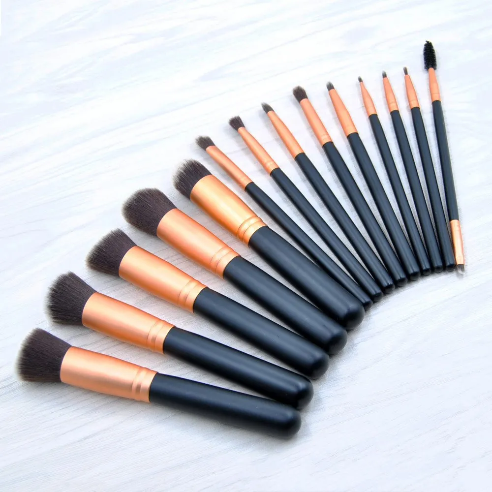 Custom Logo Wood Handle Maquiagem Make Up Brush Set Rose Gold 14 Pcs Kabuki Makeup Brushes
Custom Logo Wood Handle Maquiagem Make Up Brush Set Rose Gold 14 Pcs Kabuki Makeup Brushes