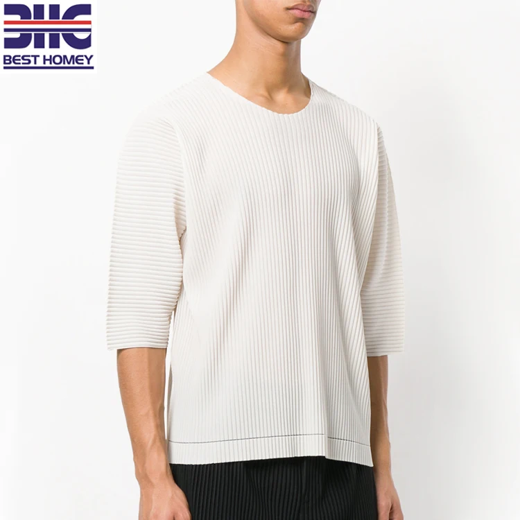 men's short sleeve crew neck sweater