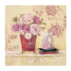 wholesale Antique 100% Handmade Wooden Flowers oil paintings art