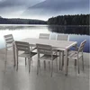 China Manufacturer garden Aluminum brushed table and chair wilson and fisher patio furniture outdoor cheap poly wood dining set