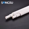 Low price Waterproof pvc pipe brand names plastic tube for electrical wire pe