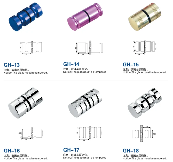 shower knobs