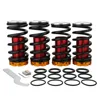 Red Adjustable suspension Coilover springs , auto spare parts coil over springs shocks