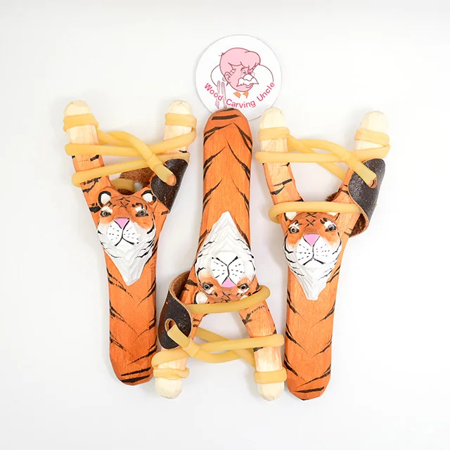 oemhot sale new design handmade wood carving slingshot