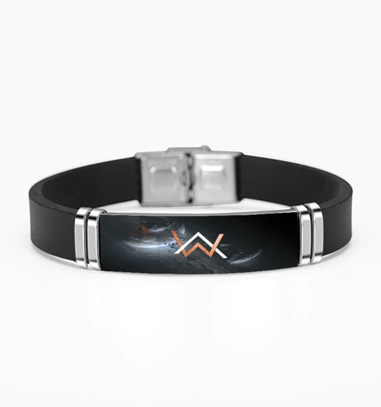 Fashion New Style Custom Stainless Steel Jewelry Alan Walker Black Silicone Steel Watch Buckle Bracelet
Fashion New Style Custom Stainless Steel Jewelry Alan Walker Black Silicone Steel Watch Buckle Bracelet