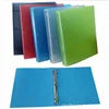 A4 A5 size clear poly plastic ring binder with metal rings