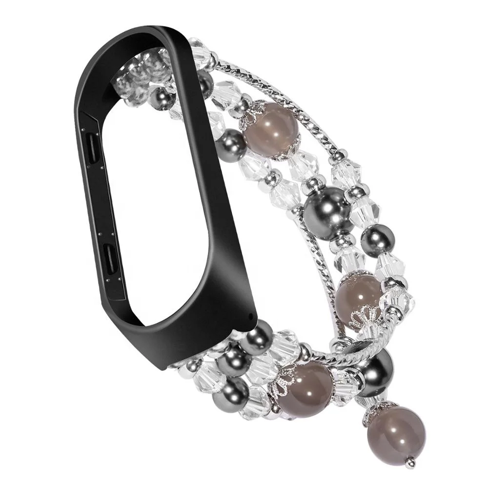 Fashion Handmade Elastic Stretch Faux Pearl Beads Bracelet Replacement Strap For Xiaomi Mi Band 3 2, Pink;white;gray
Fashion Handmade Elastic Stretch Faux Pearl Beads Bracelet Replacement Strap For Xiaomi Mi Band 3 2, Pink;white;gray