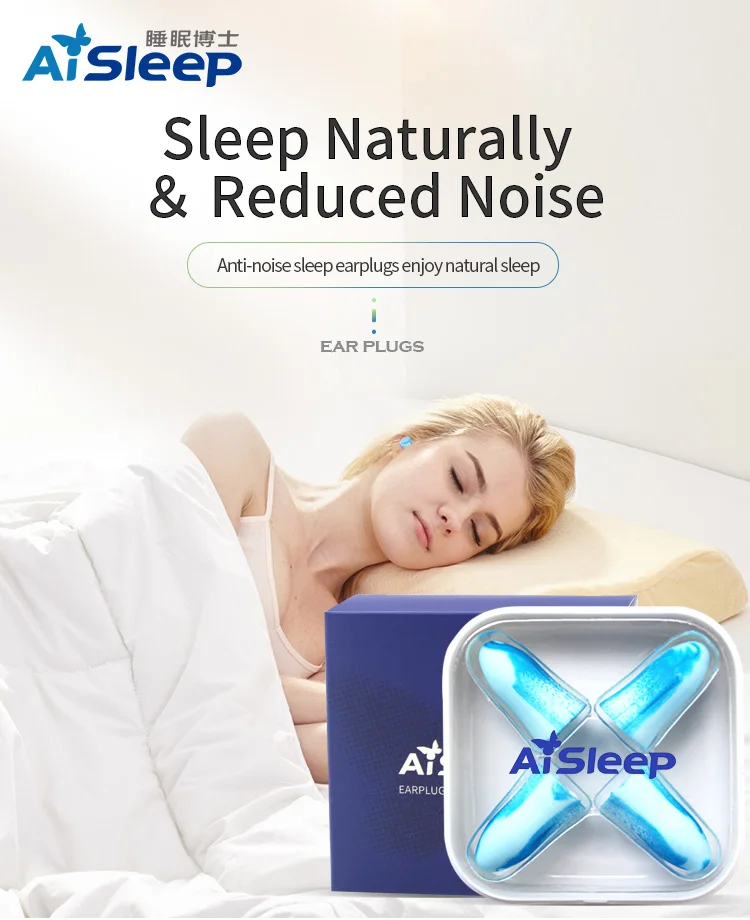 Amazon Custom Deepsleeps Reuseabl Ear Plugs Bulk For Sleeping Soft Foam Moulded Earplug in Plastic Case