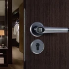 Chinese Supplier Stock Silver Gold Color Smart Door Lock Fingerprint