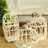 metal bird cages glass tealight candle holder decorative