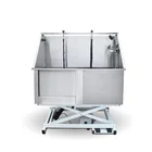 Electric Lifting Table Leg Stainless Steel Pet Dog Grooming Bathtub