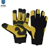 PRI CE Standard Custom Anti Abrasion Non Slip Leather Industrial Working Hand Gloves for Construction,work wear glov