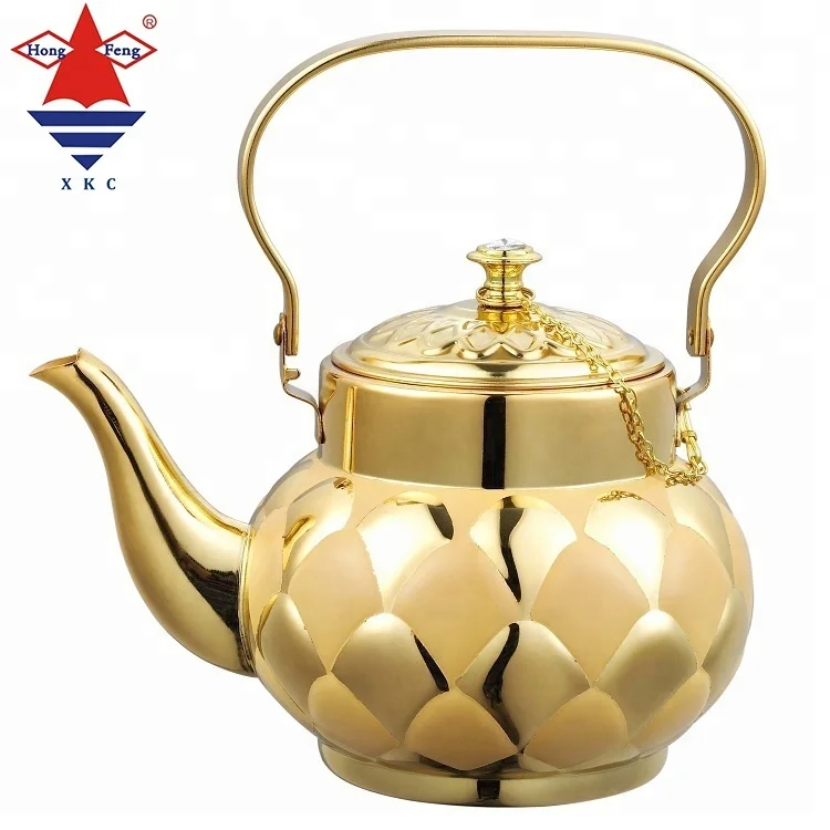 stainless steel tea kettle with gold and color in body and top handle, Normal / gold/chrome and so on
stainless steel tea kettle with gold and color in body and top handle, Normal / gold/chrome and so on