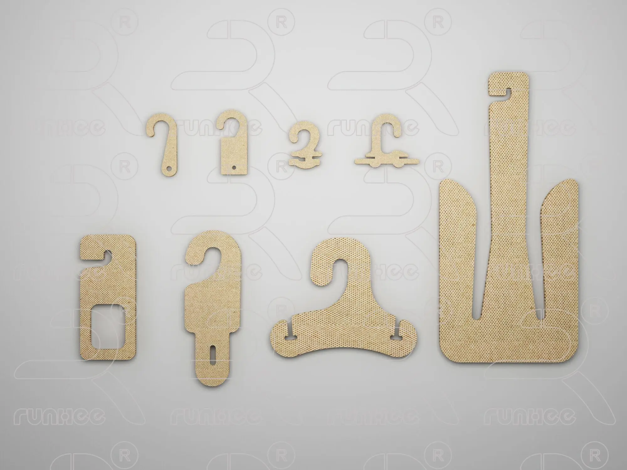 Recycled Paper Cardboard Socks J Hook 2mm 2.5mm Thickness For Multi Season Use