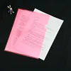 wholesale customized coler L shape A4 PP plastic transparent file folder
