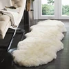 new design living room area sheepskin rug carpet wool white