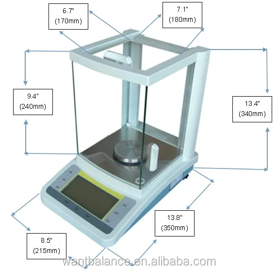 200g 0.0001g Lab Analytical Electronic Balance Specifications