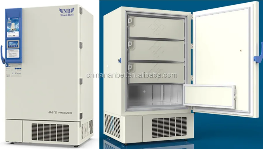 Ultra low temperature cryogenic upright laboratory freezer