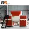 China high performance single shaft wood pellet shredder for plastic waste recycling