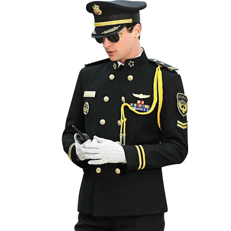 Security Guard Clothes Uniform Dress Police Jacket Male Security Uniform Set, Black, customize
Security Guard Clothes Uniform Dress Police Jacket Male Security Uniform Set, Black, customize