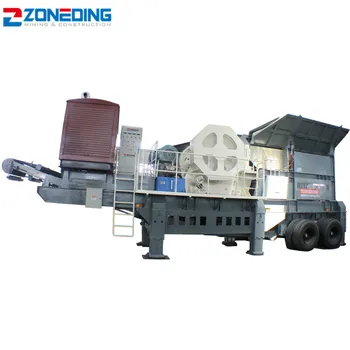 China crushing equipment mobile 100 tph stone jaw crusher plant price for sale