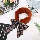 fancy design warm women faux fur scarf winter