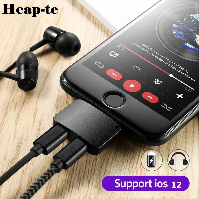 For iPhone 7 8 Plus 2 in 1 Audio Charging Adapter iOS 12 3.5mm Headphone Jack AUX Charger Connector Converter For iPhone7 8X Ps, Black white
For iPhone 7 8 Plus 2 in 1 Audio Charging Adapter iOS 12 3.5mm Headphone Jack AUX Charger Connector Converter For iPhone7 8X Ps, Black white