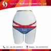 Manufacturing Comfortable cotton transparent plastic MICROFIBER LACE THONG for young lady
