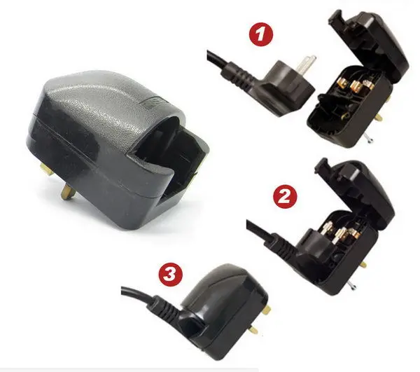 Scp Universal Euro V A Grounded A Fused Eu To Uk Wire Plug