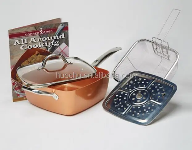 Copperchef Copper Chef Cookware 4pcs 4 Pcs Set Square Pan  Buy 