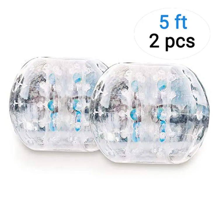 

2 PCS 1.5M/5ft Diameter Bubble Soccer Ball Blow Up Toy Inflatable Bumper Bubble Balls for Adults Child, As picture